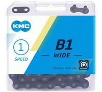 Chaîne KMC B1 WIDE 112 maillons moyeu à vitesse unique BMX rail noir