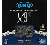 CHAINE, KMC BICYCLETTE, X9-93 9V 116 compatible avec GAS GAS G ENDURO 1.0