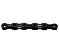 Kmc Dlc 11 Waxed Chain Argenté 118 Links / 11s Black