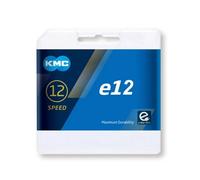 Chaîne KMC E12 EPT 130 maillons MissingLink (x25) Argenté