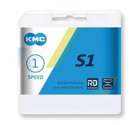 CHAÎNE KMC S1 RB 1/2x1/8 112 MAILLON 8.6mm 1V.ARGENT - BS1WRB112 -