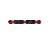 KMC Chaîne de vélo X11SL DLC WT X Road/MTB 114 maillons Noir/Rouge