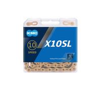Chaîne de vélo KMC X10 SL TI-N - Jaune - Adulte - A monter soi-même
