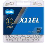 KMC Chaîne pour vélo X11EL – 11 vitesses, argent, 118 maillons