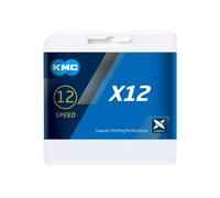 Chaîne KMC X12 1/2x11/128 126 maillons 12V Silver