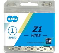 Chaîne KMC Z1 WIDE 112 maillons Singlespeed 1/2x1/8 argent BMX moyeu