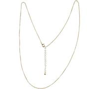 Chaîne, L: 80 cm, d: 1 mm, doré, 1pièce