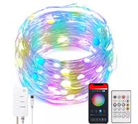 Chaîne lumineuse BOT Smart LED pour les fêtes et Noël 20 mètres Tuya