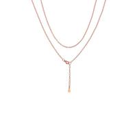 Chaine Maille Rolo 76 cm pour Pendentif Collier à Chaîne Forcat Chaînes Légères Fine Acier Gourmette Femme Maillon Massif