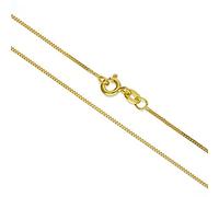 Chaîne Mailles Gourmette en Argent Plaqué Or Jaune - 51cm