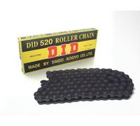 Chaîne Motocyclette DID 520 118 Maillons, Sans Joint pour 125-250