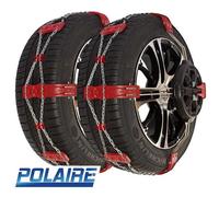 Chaine neige - Polaire - Steel Grip - Montage instantané - 2 chaines - Compatible non chainables