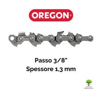 Chaîne Oregon 91VXL Pour Tronçonneuse Pas 3/8" Épaisseur 1,3mm 40-45-50-52-56-57
