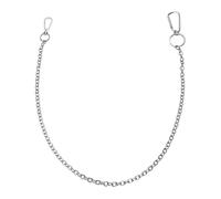 Chaine Pantalon Chaîne de pantalon en acier inoxydable, porte-clés hipster, style punk, grand anneau, portefeuille, ceinture(Style 3)