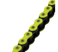 Chaine Pas 428-Hyper Renf./Ss Joints Toriques/Attache Rapide-136 Maillons-Jaune