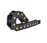 Chaîne porte-câbles Chaîne de Câbles Nylon Ouvrable, Gestion Filaire Renforcée Anti-Rupture pour Routeur CNC Imprimante 3D Découpe Laser, Facile à Installer(7m/23ft,25x57mm)