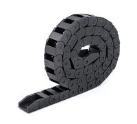 Chaîne Porte Câbles, Chaîne de Traînage Chaîne de Transmission, Longueur 1 m, Chaîne de Transport en Nylon Renforcé Noir Pour l'Imprimante 3D CNC Machines,10 x 20 mm