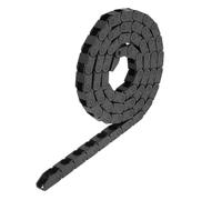 Chaîne porte-câbles non ouvrante type R18 R25 R28 7x7 8x8 6x10 10x10 7x15 10x15 mm L1 m avec extrémités for imprimante 3D(R25 7x7mm)