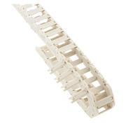 Chaîne porte-câbles Pont porte-câbles à chaîne ouvert en PA66 blanc 10x11, 10x15, 10x20, 10x30 - Longueur 1 m avec connecteur for imprimantes 3D CNC(R18,18x50 open)