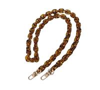 Chaine pour Sac A Main Mode Femme Sac à Main Accessoires pièces Ambre résine Acrylique chaîne Luxe Sangle Femmes épaule Mignon Embrayage chaînes Chaine Sac A Main (Color : Amber 120cm-01)