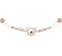 Chaîne Poussette Tête D'ours Blanc Beige TU