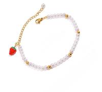 Chaîne réglable en acier inoxydable avec motif de fruits synthétiques et élégants, pour une fête décontractée ou au bureau, confortable, léger, empilable, taille unique, Comme décrit