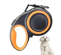 Chaîne rétractable pour chien, laisse de promenade, ruban en nylon, pivotant à 360 degrés, design sans nœuds, bande réfléchissante de sécurité, construction robuste, parfait pour les chiens de petite