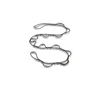 Black Diamond 12 Mm Dynex Daisy Chain Sling Noir 115 cm