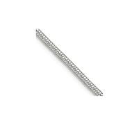 Chaîne serpent ronde en argent sterling 925 de 0,85 mm, 41 cm pour homme et femme