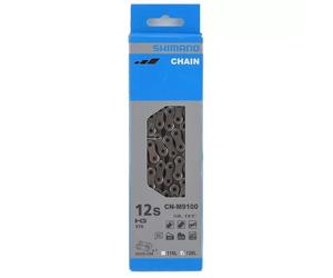 Chaîne Shimano CN-M9100 XTR/Dura Ace HG+, avec maillon rapide, 12 vitesses, 126L, SIL-TE M9100 126L box