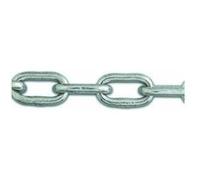 Chaîne soudée maille courte - Acier zingué - Charge de travail indicative 75 kg - Ø 3,5 mm x 2,5 m G