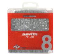 SRAM Chaîne de vélo PC-830 PowerLink 8 vitesses 115 maillons argenté
