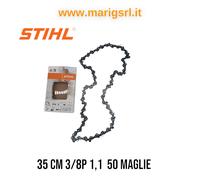 Chaîne STIHL 35 cm 3/8 50 mailles pour tronçonneuse MS 170 171 180 181 192 19...