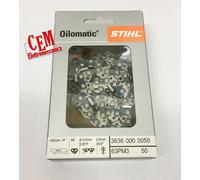 Chaîne STIHL 50 Maillons 1,3 - 3/8" P Pour Tronçonneuse MS 201 35 cm
