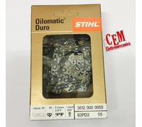 Stihl Chaîne pour scie MS 241 – 55 maillons 1,3 - 3/8" P – avec barre