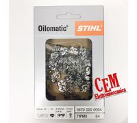 Chaîne STIHL 64 Maillons 1,1 - 1/4 P pour Tronçonneuse HTA 85 Bar 30 cm