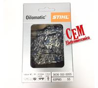 Chaîne STIHL Micro 3 - 55 Maillons à Partir De 1,3 - P 3/8 " Pour Scie à 230