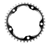 Sunrace Int Cnc 130 Bcd Chainring Argenté 39t Black