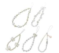 Chaîne Suspendue De Téléphone Portable 5Pcs, Chaîne De Téléphone Portable En Perles, Chaîne De Bijoux De Téléphone Portable, Bijoux De Téléphone Portable, Accessoires De Téléphone Portable