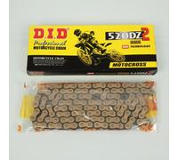 Chaîne Transmission Did 520dz2 118 Maillons Pas 520 Or Pour Moto Cross Tt Neuf
