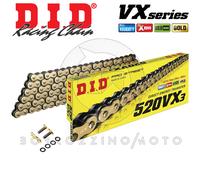 D.I.D Racing Chain - Chaîne de transmission 520VX3 X-Ring Doré 114 maillons