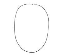 Chaîne tressée en cuir de soie avec fermoir mousqueton en cuivre pour homme et femme avec base de dix blocs, 45cm A, Comme décrit, Comme décrit.