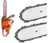 Chaine Tronconneuse 16 Pouces 2 Pieces Compatible Stihl MS170 MS171 MS180 MS180C 55DL 3/8 LP