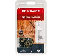 Chaîne tronçonneuse 3/8" 1,3 mm 53 DL semi chisel avec dents en titane Kramp