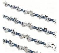 Chaine Tronconneuse Lot de 4,Chaine 3/8" 52 1,1 35, 52 Maillons - Acier Robuste, Coupe Précise et Faibles Vibrations - Compatible avec Tronçonneuses de 35 cm pour Jardinage et Sylviculture (Argent)