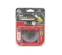 Chaîne tronçonneuse PowerSharp Oregon PS49E + Pierre d'affûtage Chaîne à utiliser uniquement avec le guide PowerSharp - comprend :