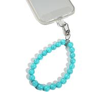 - Chaîne Universelle Pour Téléphone Portable, Pendentif, Cordon De Perles, Dragonne, Sangle De Téléphone Portable, Bracelet, Compatible Avec N'importe Quel Smartphone Et Coque (Marbre Turquoise)