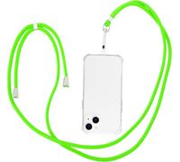 Chaîne Universelle Pour Téléphone Portable, Sangle Réglable Téléphone Portable Patch Universel, Chaîne Téléphone Portable Compatible Étuis Standards Smartphones, Vert Fluorescent