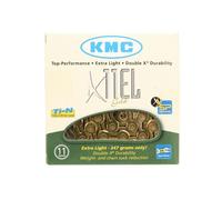 Chaine Velo 11 Vitesses Kmc X11el Or 114 Maillons Compatible Shimano-Sram