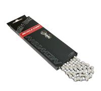 Chaine Velo 11 Vitesses Newton Kmc Argent-Blanc 116 Maillons Compatible Shimano-Sram